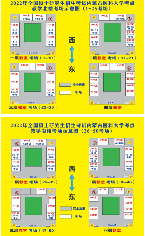 2022年全國碩士研究生招生考試內蒙古醫(yī)科大學考點考場示意圖.png