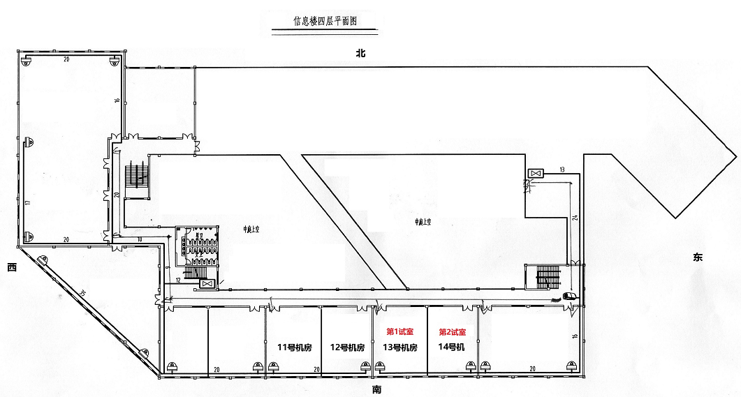 2022年醫(yī)師資格考試(人機對話)電子信息實訓(xùn)樓四層考場平面圖.png