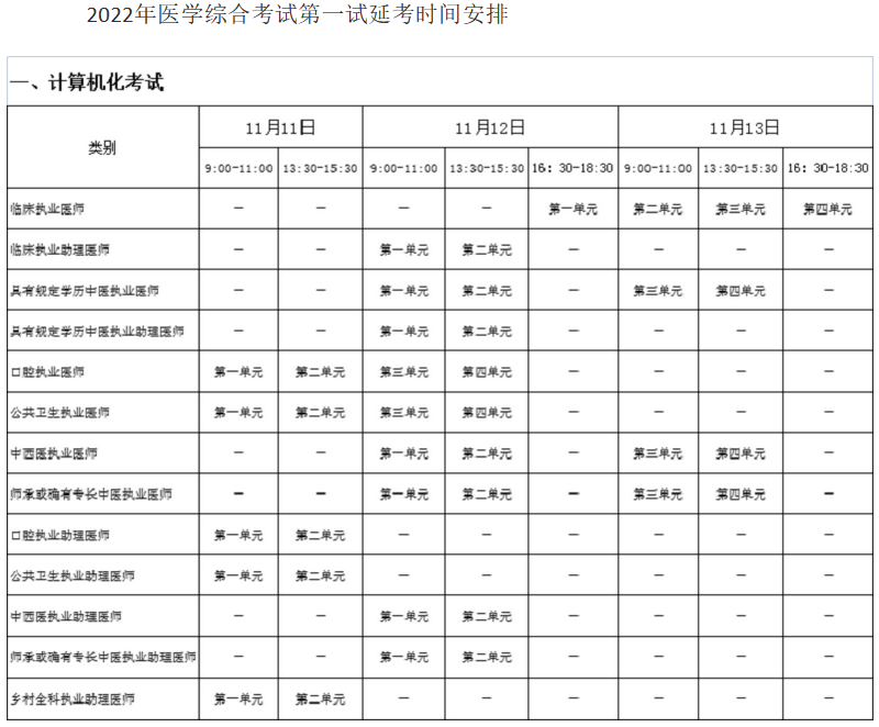 甘孜臨床執(zhí)業(yè)醫(yī)師考試時(shí)間